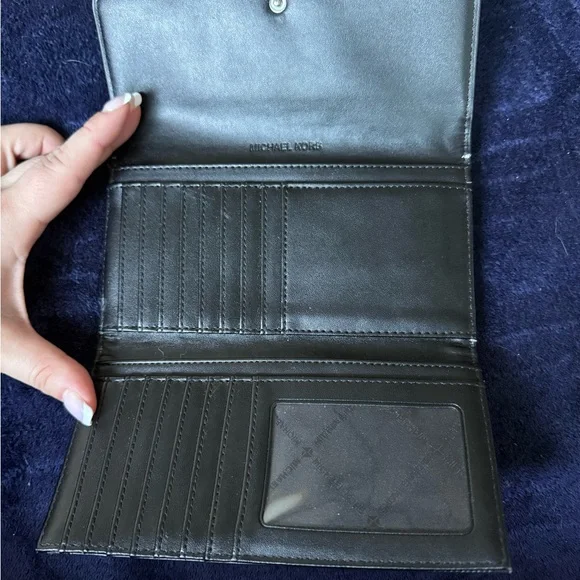 Michael Kors Gray & Black Wallet - Picture 2 of 3